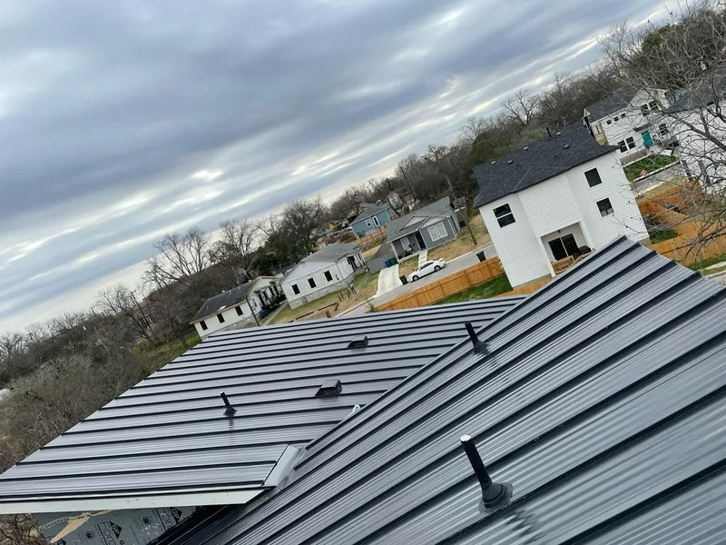 Standing seam metal roof panels with vents for Skylight Repair in Tullahoma